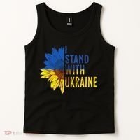 Sunflower Ukraine Flag I Stand With Ukraine Tank Top thumb 2
