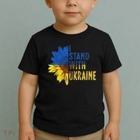 Sunflower Ukraine Flag I Stand With Ukraine Toddler T-Shirt thumb 2