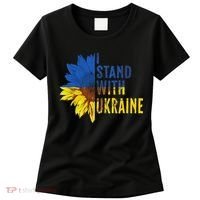 Sunflower Ukraine Flag I Stand With Ukraine Women's T-Shirt thumb 0