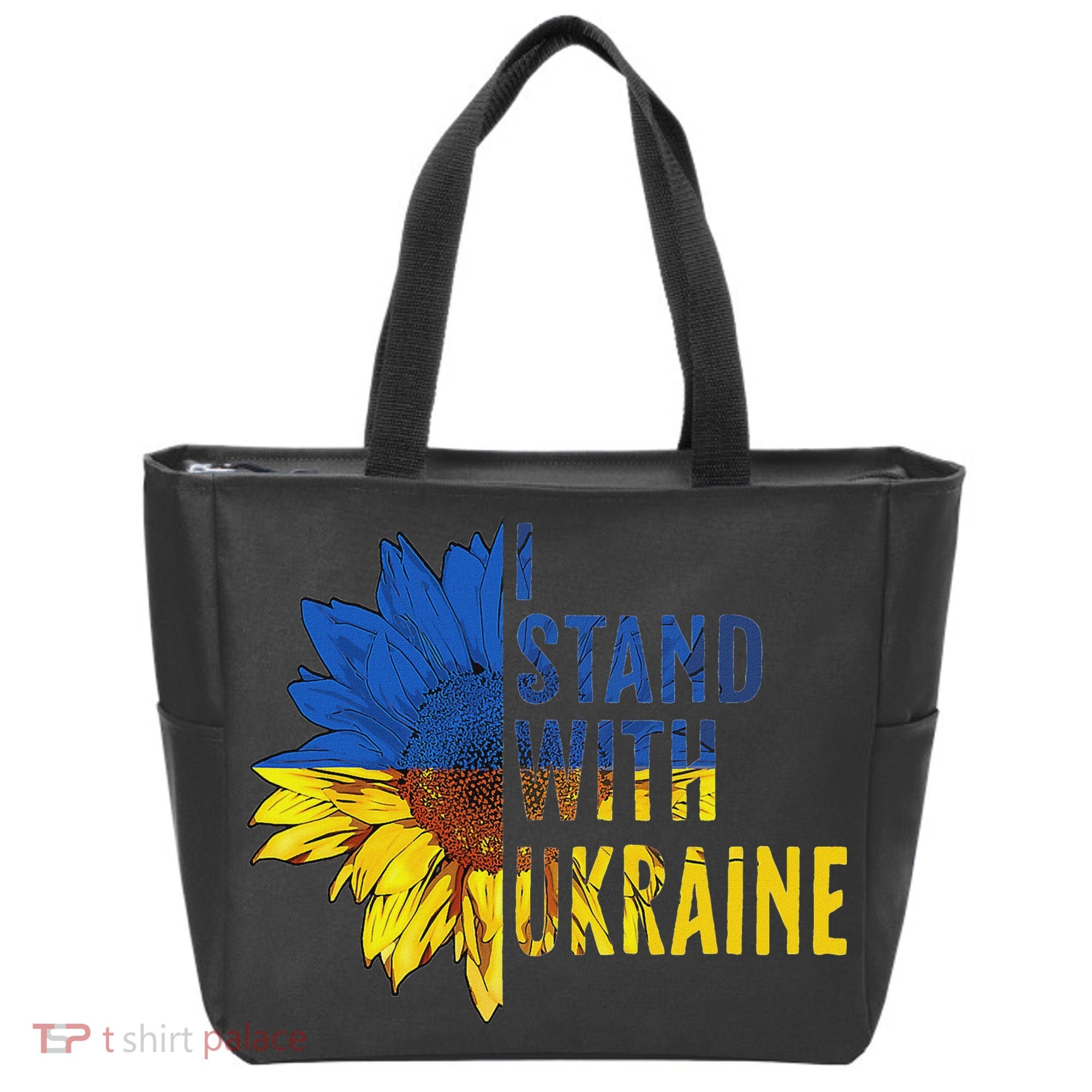 Sunflower Ukraine Flag I Stand With Ukraine Tote Bag