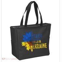 Sunflower Ukraine Flag I Stand With Ukraine Tote Bag thumb 2
