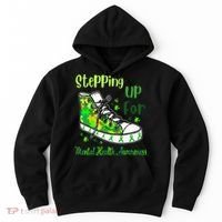 Stepping Up For Mental Health Awareness Shoes Hoodie thumb 0