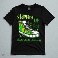 Stepping Up For Mental Health Awareness Shoes T-Shirt thumb 5