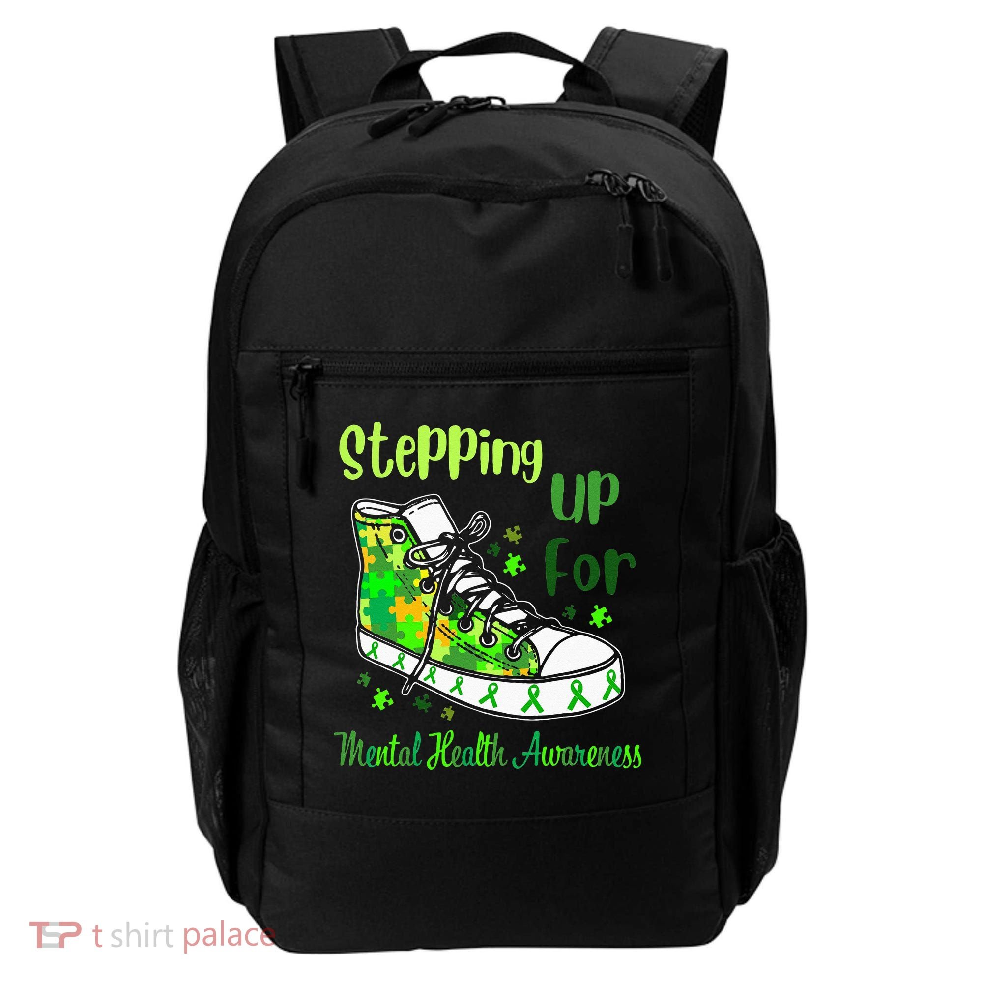 Stepping Up For Mental Health Awareness Shoes Backpack