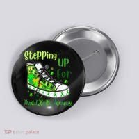 Stepping Up For Mental Health Awareness Shoes Button thumb 0