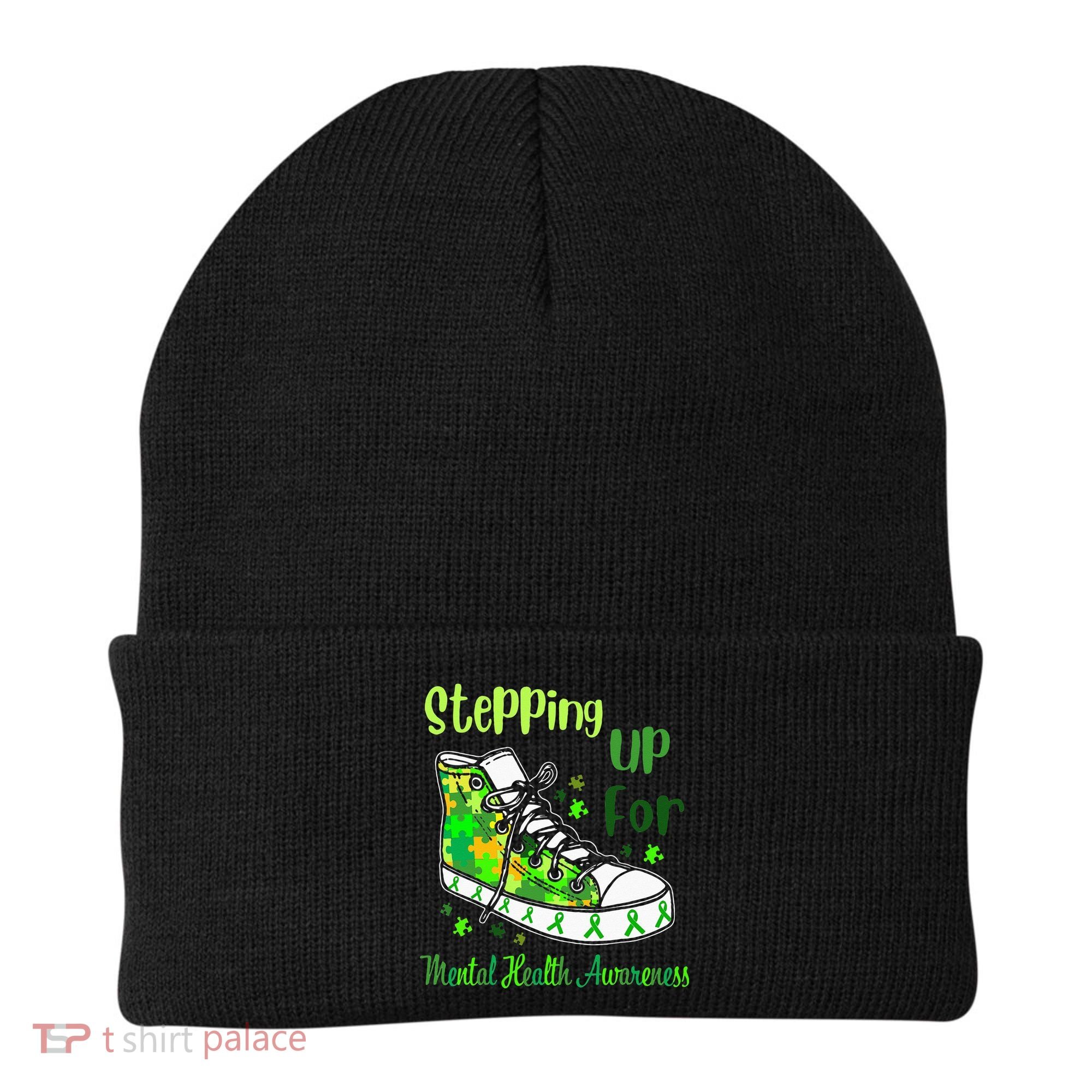 Stepping Up For Mental Health Awareness Shoes Beanie