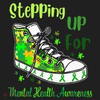 Stepping Up For Mental Health Awareness Shoes Hat thumb 2