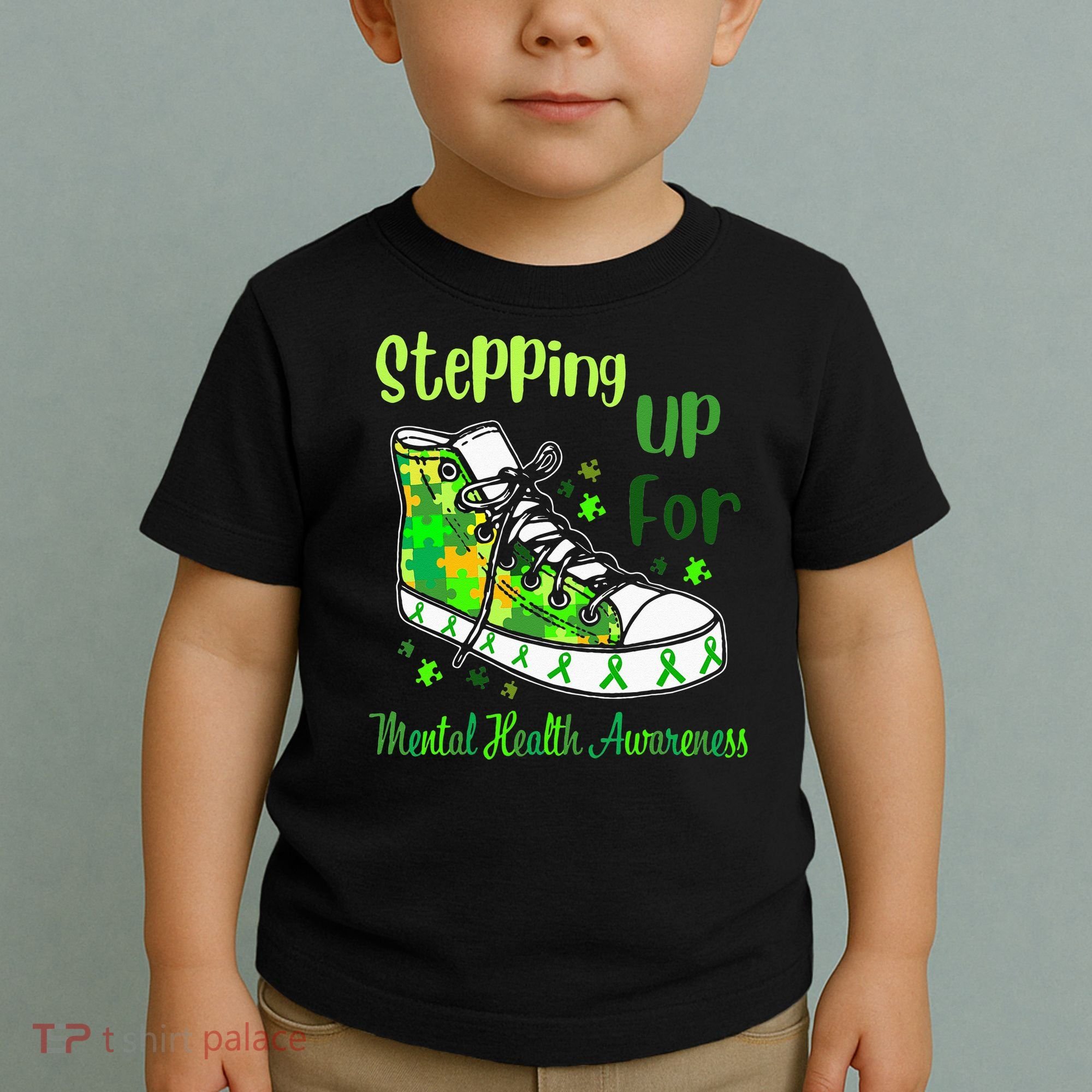 Stepping Up For Mental Health Awareness Shoes Toddler T-Shirt