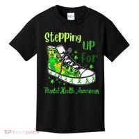 Stepping Up For Mental Health Awareness Shoes Kids T-Shirt thumb 0