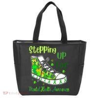Stepping Up For Mental Health Awareness Shoes Tote Bag thumb 0