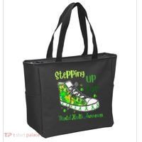 Stepping Up For Mental Health Awareness Shoes Tote Bag thumb 2
