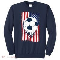 Soccer USA Flag Soccer Ball Graphic Sweatshirt thumb 0