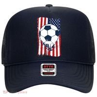Soccer USA Flag Soccer Ball Graphic Hat thumb 0