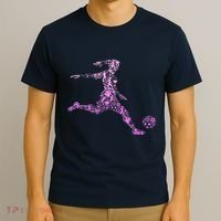 Soccer USA Flag Soccer Ball Graphic T-Shirt thumb 3