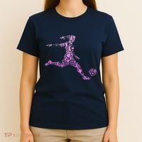 Soccer USA Flag Soccer Ball Graphic T-Shirt thumb 4