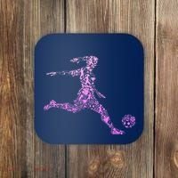 Soccer USA Flag Soccer Ball Graphic Coaster thumb 0