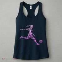 Soccer USA Flag Soccer Ball Graphic Women's Tank Top thumb 3