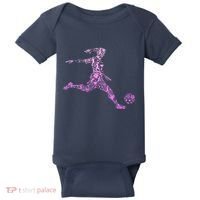 Soccer USA Flag Soccer Ball Graphic Baby Bodysuit thumb 0