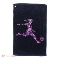 Soccer USA Flag Soccer Ball Graphic Golf Towel thumb 0