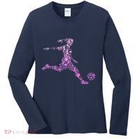 Soccer USA Flag Soccer Ball Graphic Women's Long Sleeve Shirt thumb 0