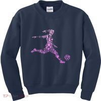 Soccer USA Flag Soccer Ball Graphic Kids Sweatshirt thumb 0
