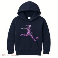 Soccer USA Flag Soccer Ball Graphic Kids Hoodie thumb 0