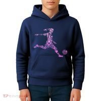 Soccer USA Flag Soccer Ball Graphic Kids Hoodie thumb 4
