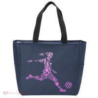 Soccer USA Flag Soccer Ball Graphic Tote Bag thumb 0