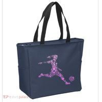 Soccer USA Flag Soccer Ball Graphic Tote Bag thumb 2