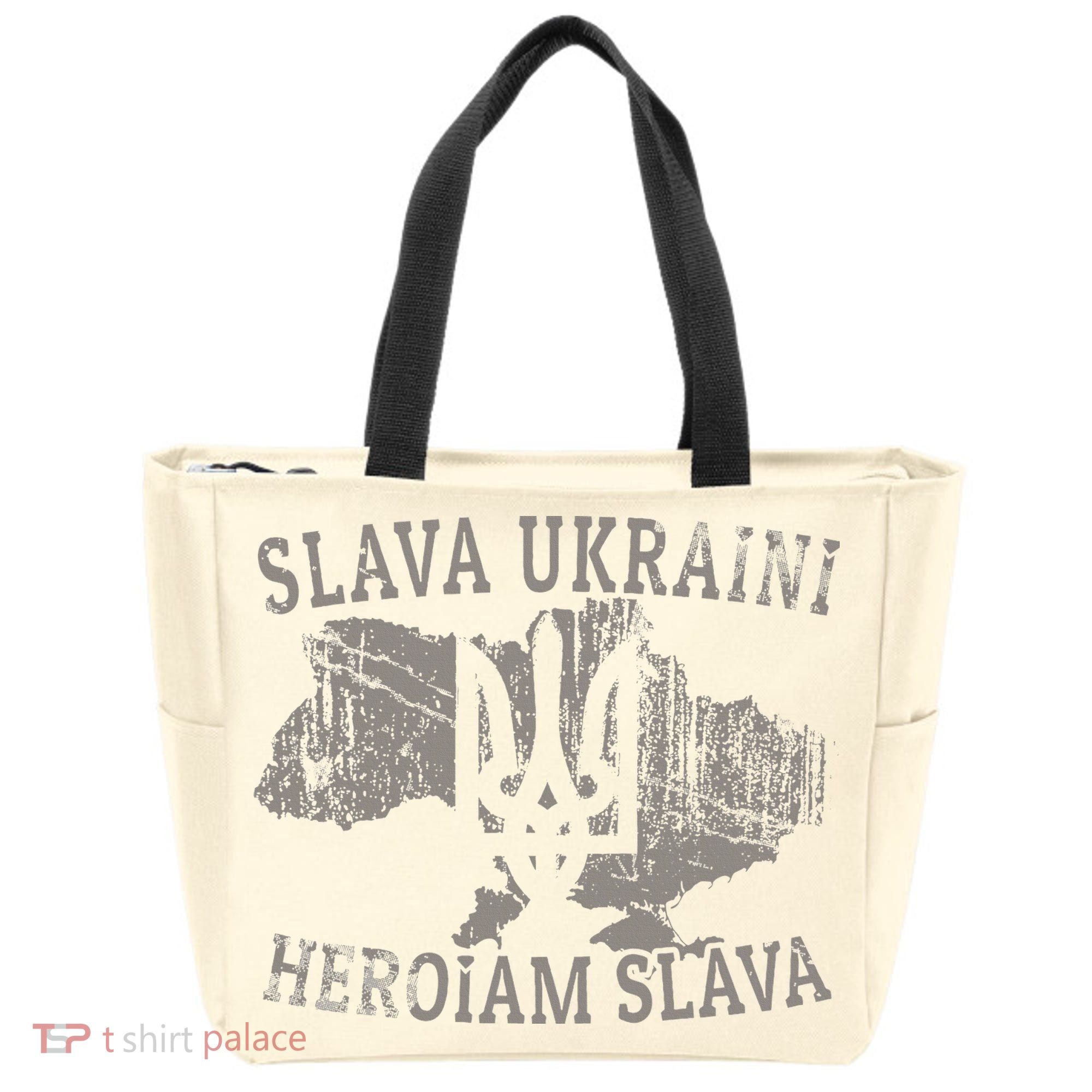 Slava Ukraini Glory To Ukraine Ukrainian Tryzub Zelensky Tote Bag