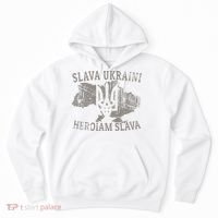 Slava Ukraini Glory To Ukraine Ukrainian Tryzub Zelensky Hoodie thumb 0