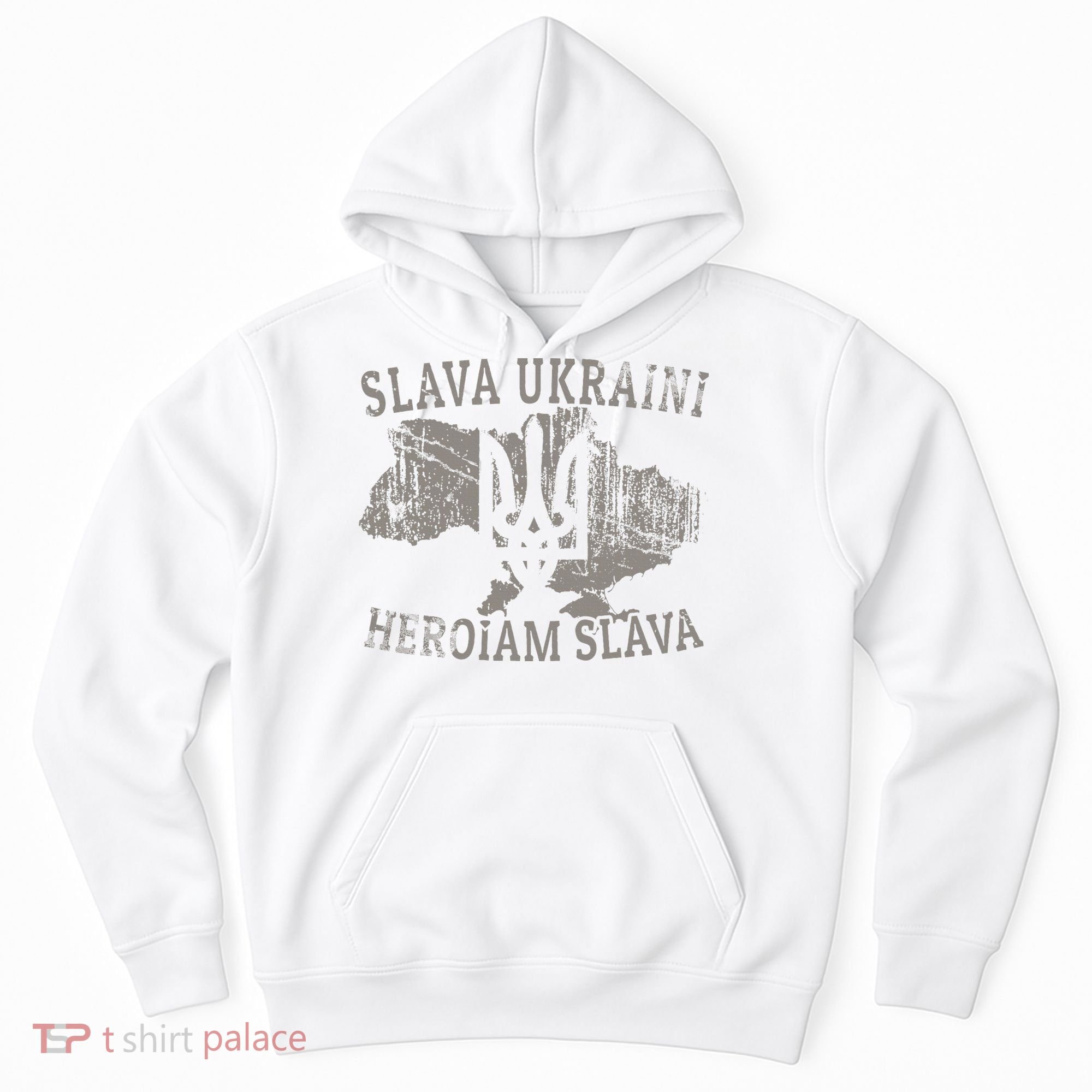 Slava Ukraini Glory To Ukraine Ukrainian Tryzub Zelensky Hoodie