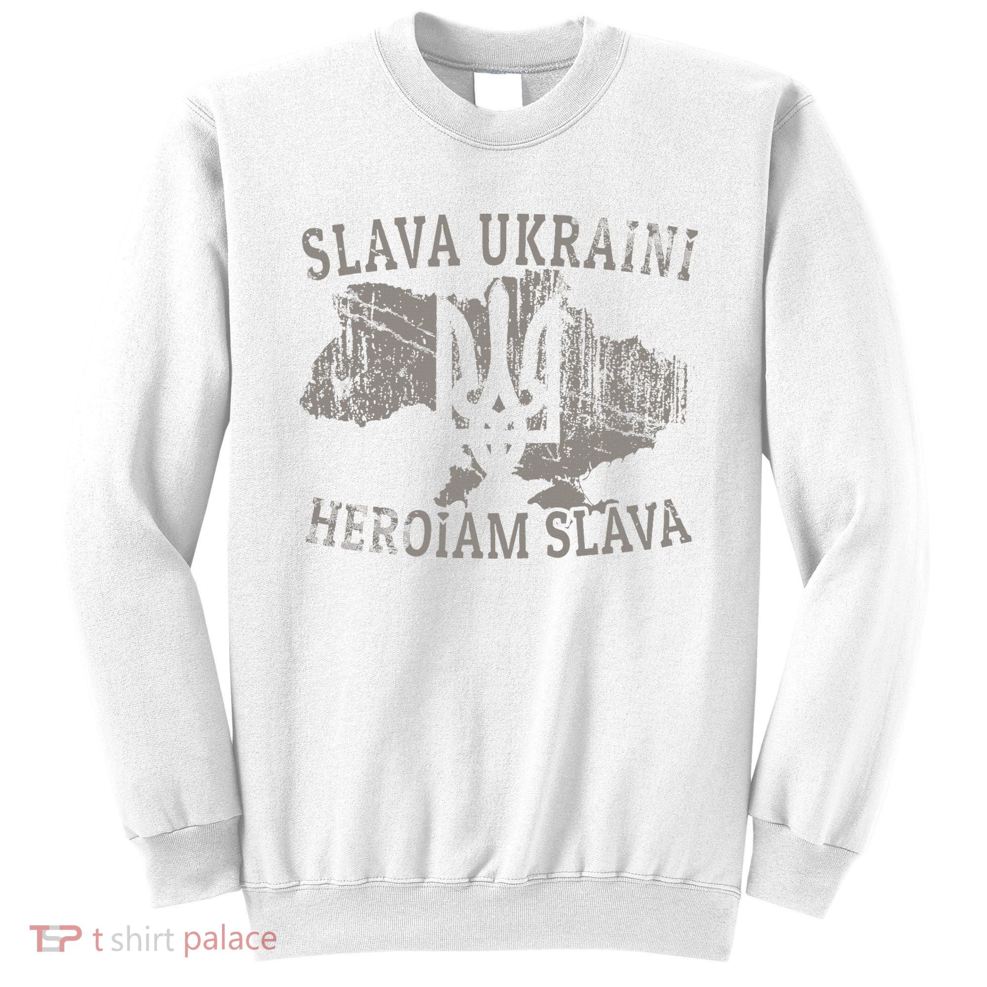 Slava Ukraini Glory To Ukraine Ukrainian Tryzub Zelensky Sweatshirt