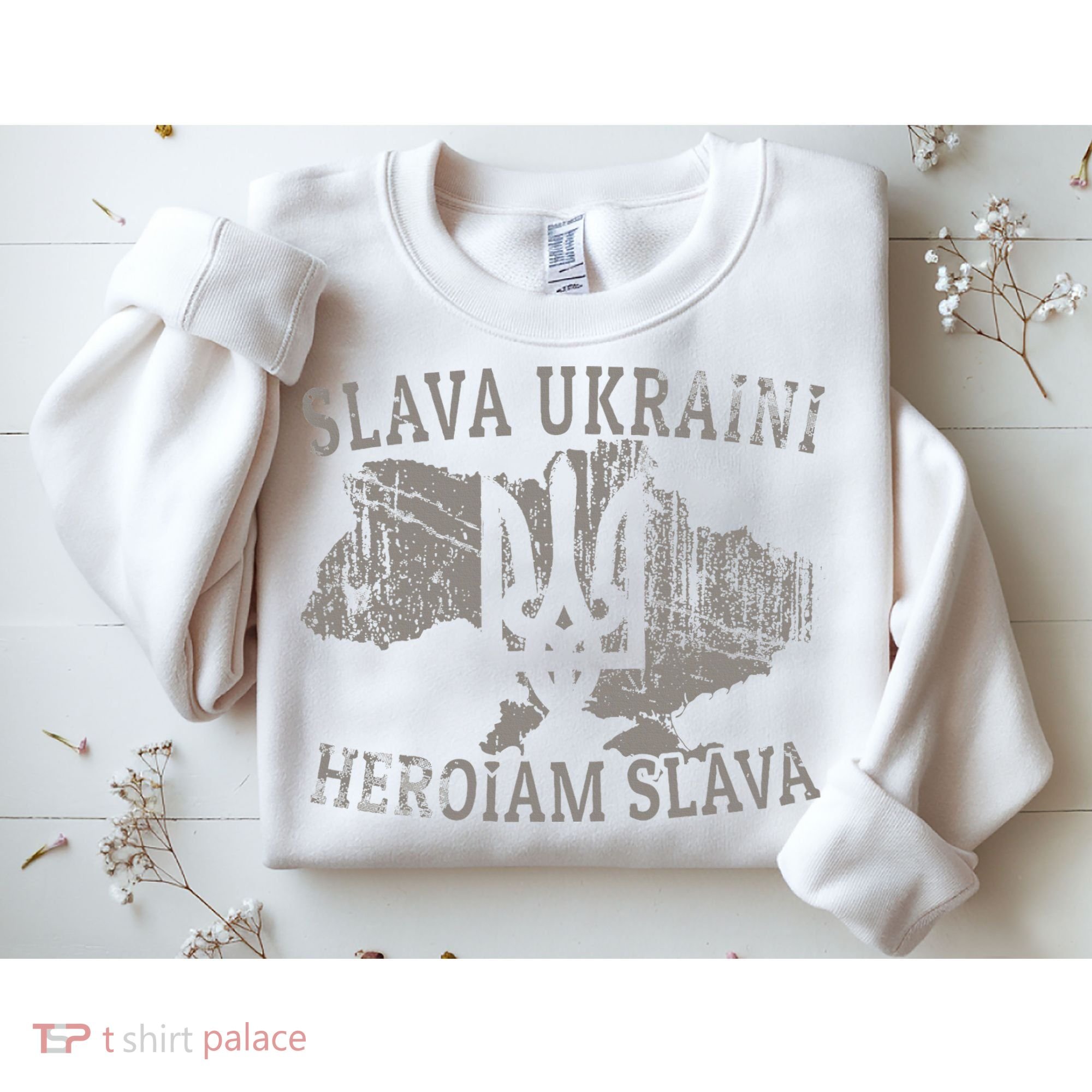 Slava Ukraini Glory To Ukraine Ukrainian Tryzub Zelensky Sweatshirt