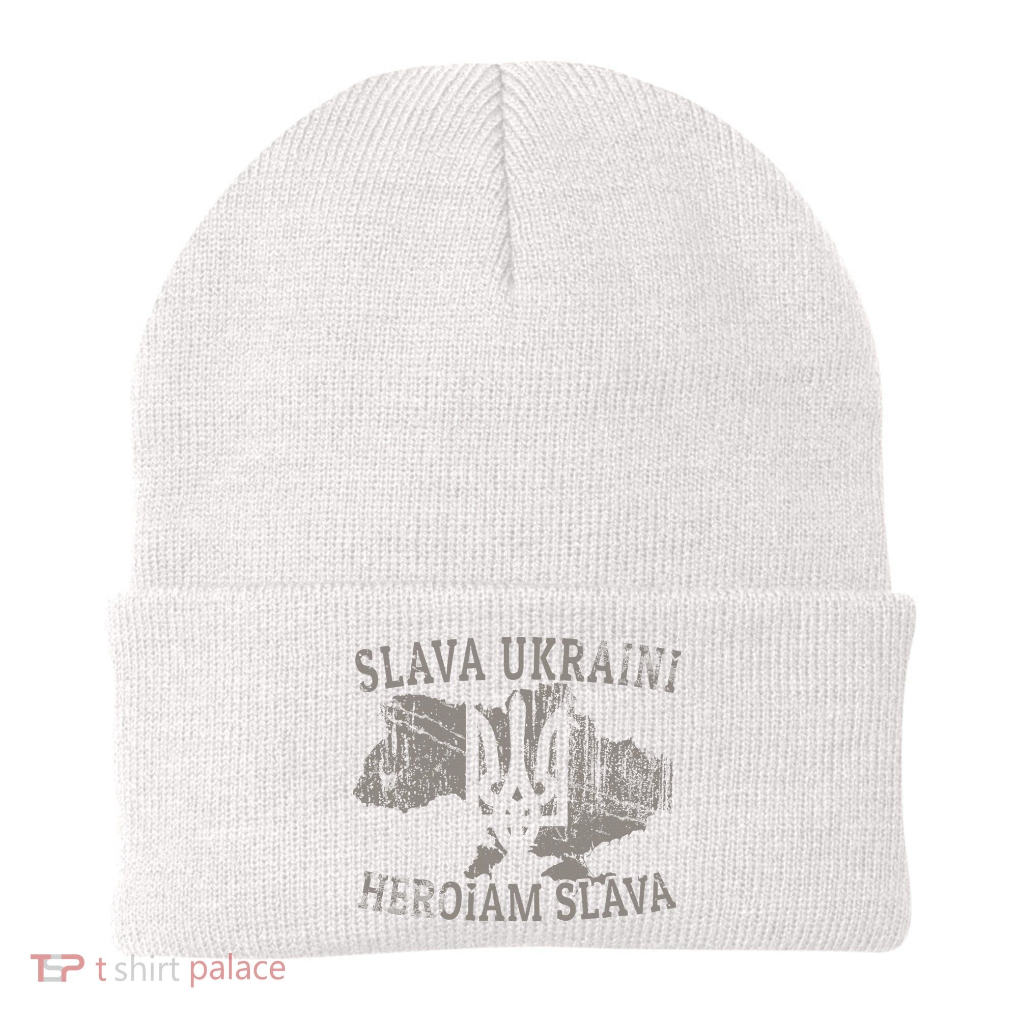 Slava Ukraini Glory To Ukraine Ukrainian Tryzub Zelensky Beanie