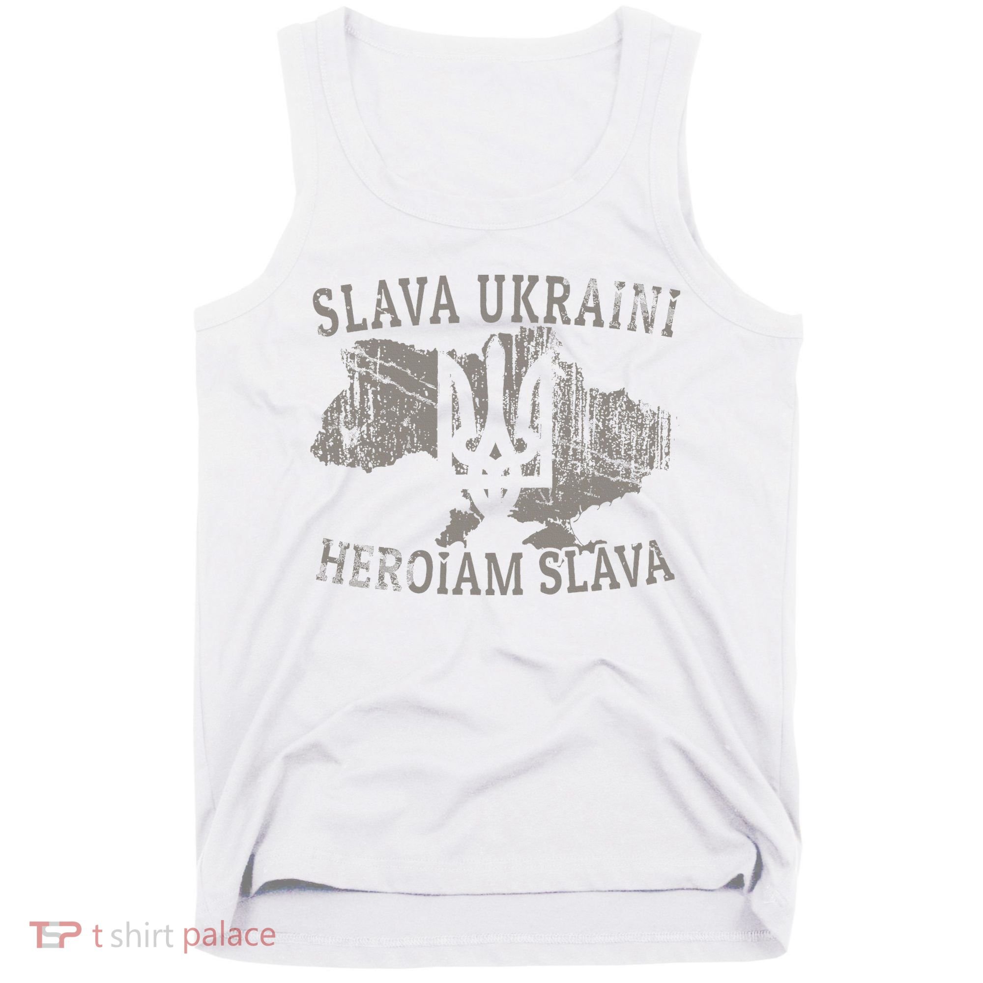Slava Ukraini Glory To Ukraine Ukrainian Tryzub Zelensky Tank Top