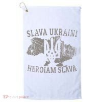 Slava Ukraini Glory To Ukraine Ukrainian Tryzub Zelensky Golf Towel thumb 0