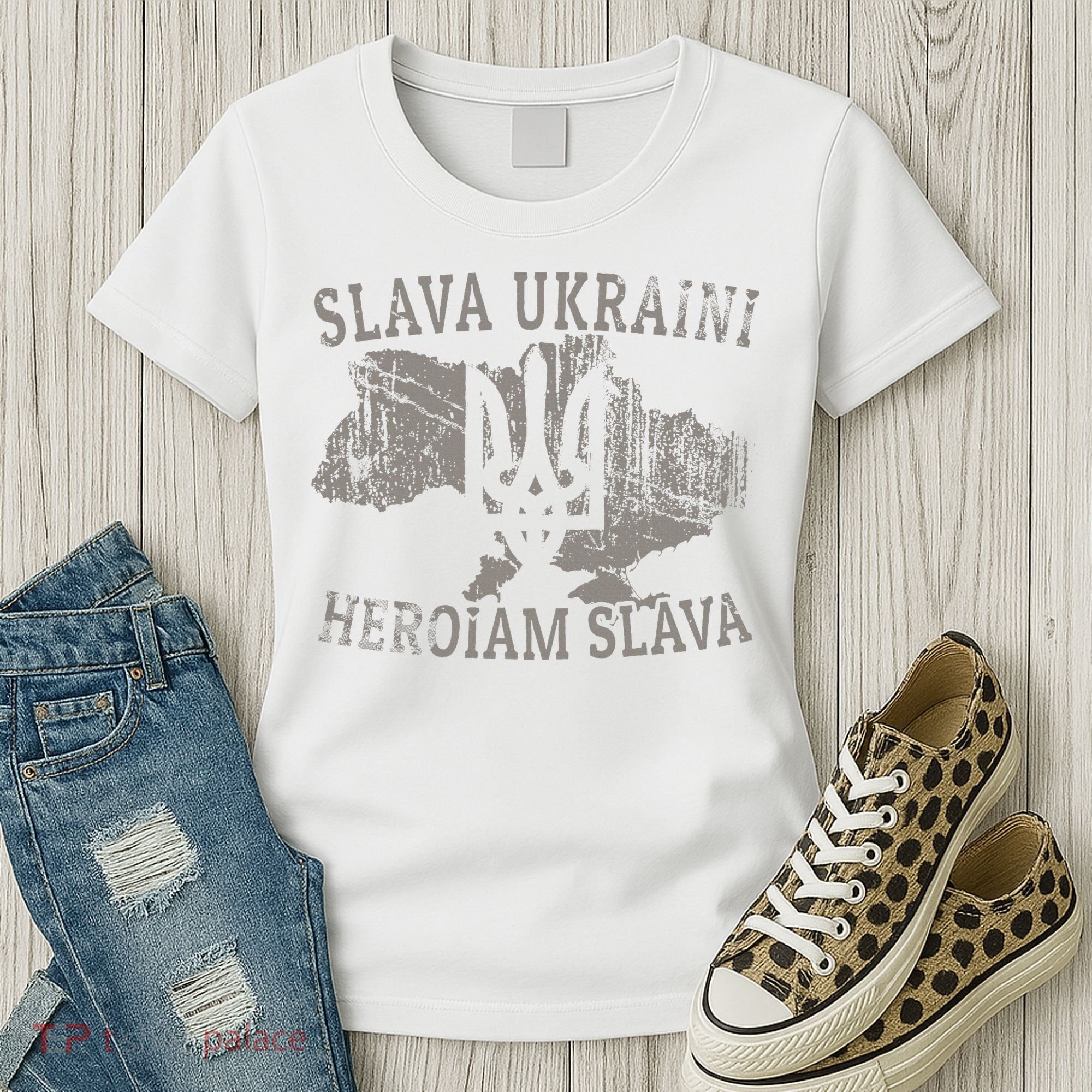 Slava Ukraini Glory To Ukraine Ukrainian Tryzub Zelensky Women's T-Shirt