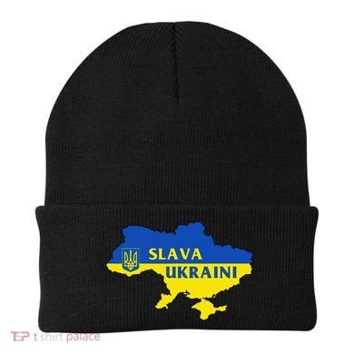 Slava Ukraini Glory To Ukraine Support Ukrainian Flag Beanie