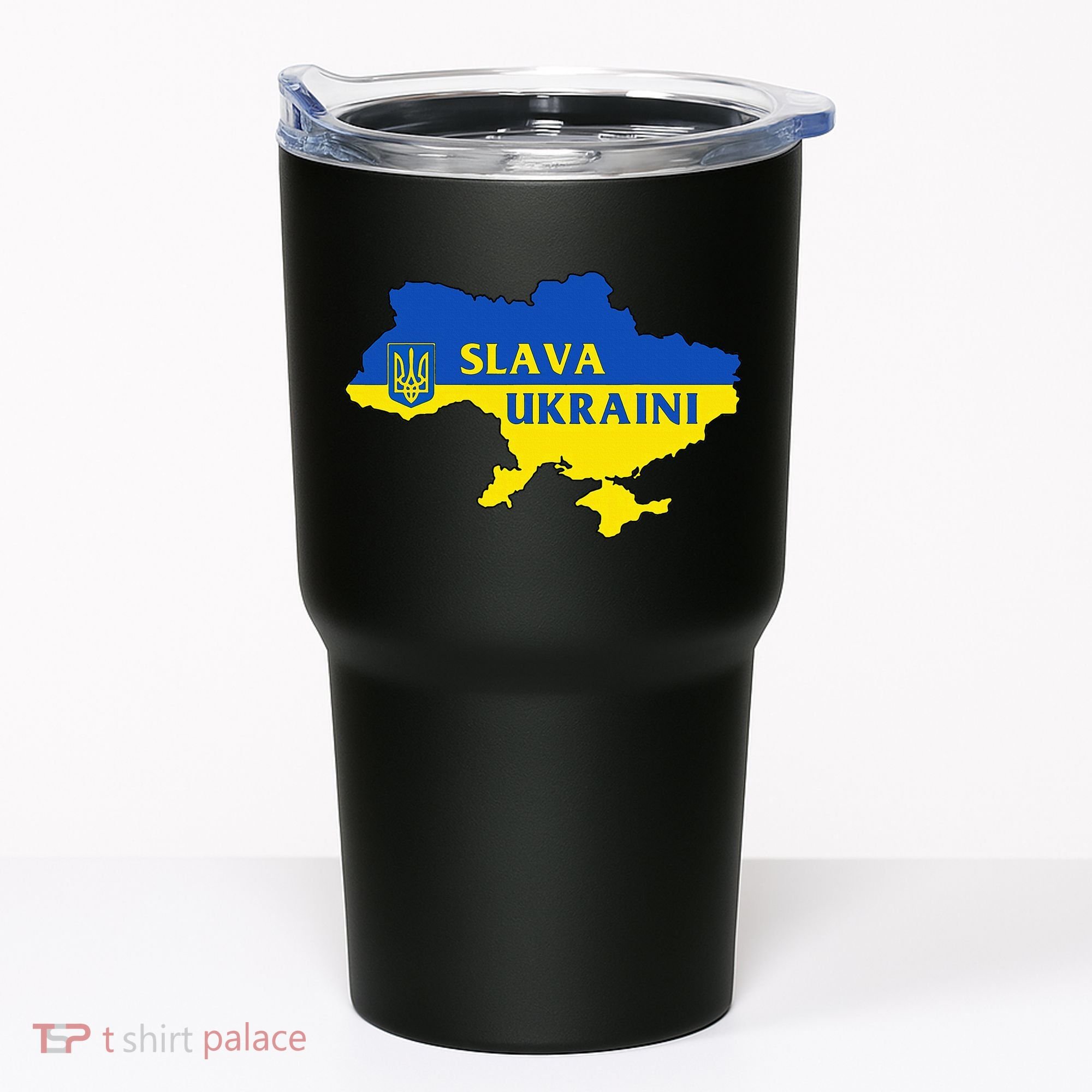 Slava Ukraini Glory To Ukraine Support Ukrainian Flag Tumbler