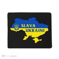Slava Ukraini Glory To Ukraine Support Ukrainian Flag Mousepad thumb 0