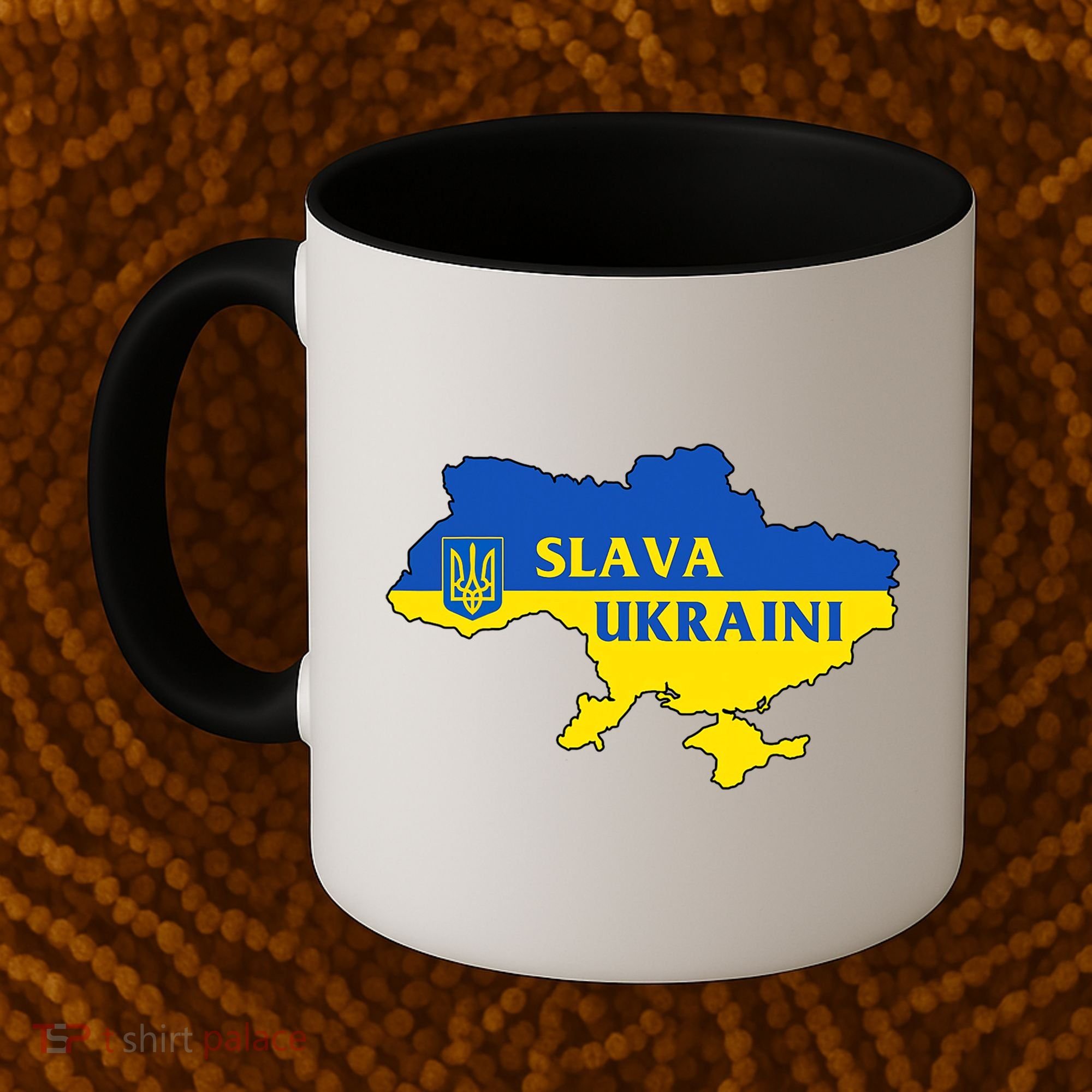 Slava Ukraini Glory To Ukraine Shirt Support Ukrainian Flag Coffee Mug