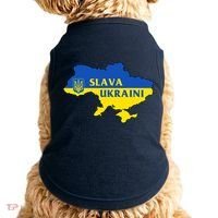 Slava Ukraini Glory To Ukraine Shirt Support Ukrainian Flag Doggie Tank thumb 0