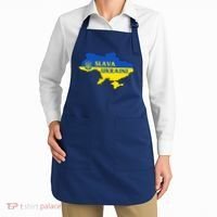 Slava Ukraini Glory To Ukraine Shirt Support Ukrainian Flag Apron thumb 2