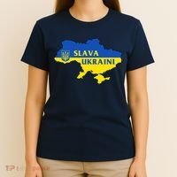Slava Ukraini Glory To Ukraine Shirt Support Ukrainian Flag T-Shirt thumb 4