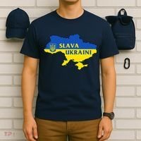 Slava Ukraini Glory To Ukraine Shirt Support Ukrainian Flag T-Shirt thumb 6