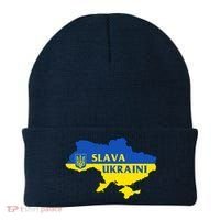 Slava Ukraini Glory To Ukraine Shirt Support Ukrainian Flag Beanie thumb 0