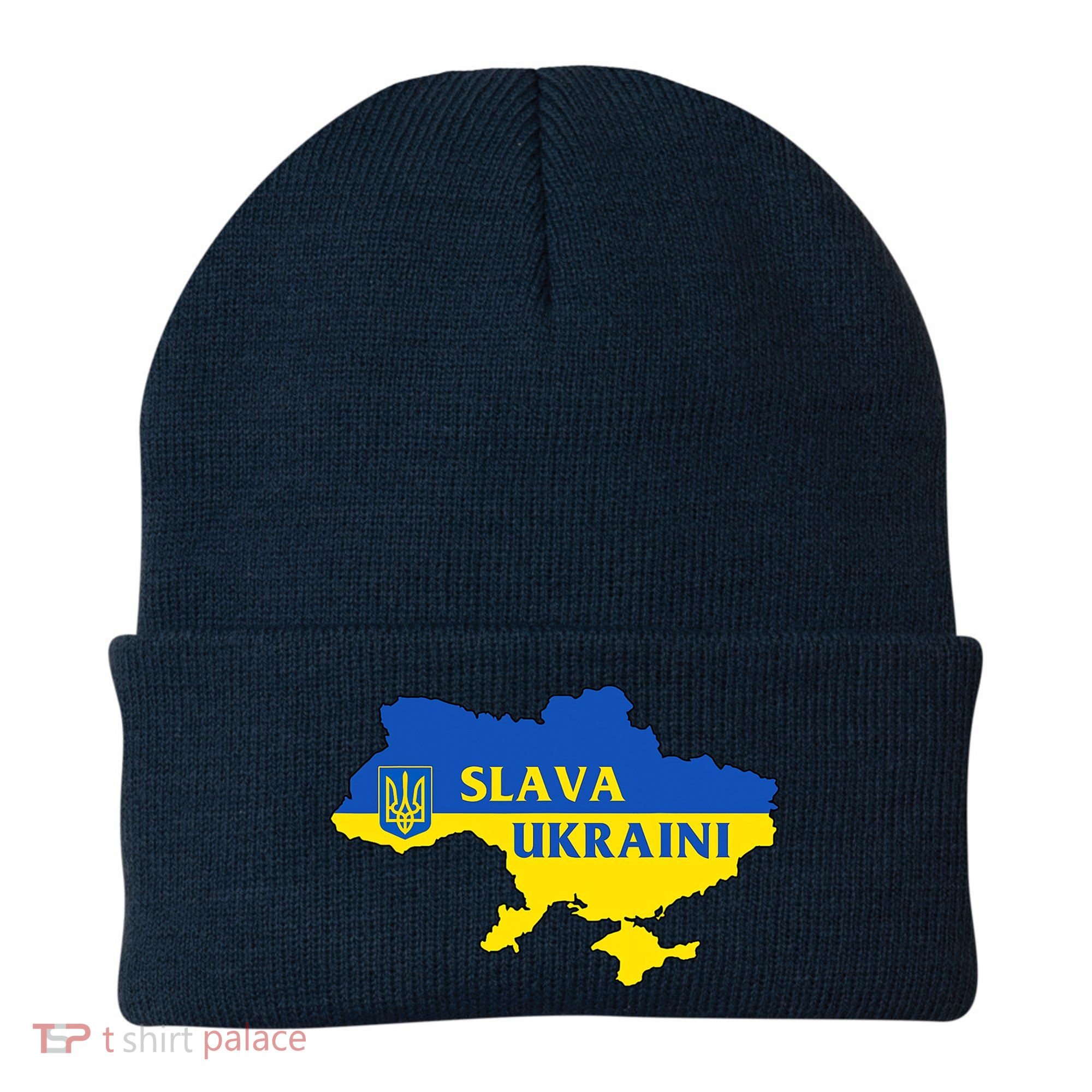 Slava Ukraini Glory To Ukraine Shirt Support Ukrainian Flag Beanie