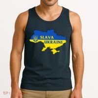 Slava Ukraini Glory To Ukraine Shirt Support Ukrainian Flag Tank Top thumb 3