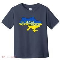 Slava Ukraini Glory To Ukraine Shirt Support Ukrainian Flag Toddler T-Shirt thumb 0